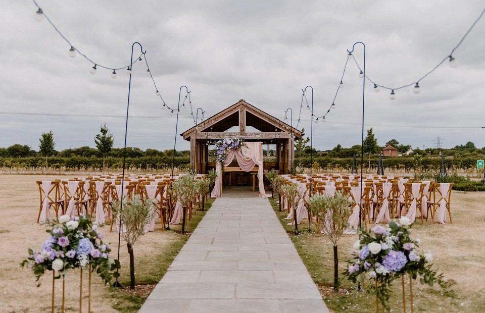 The Beverley Barn ceremony setting
